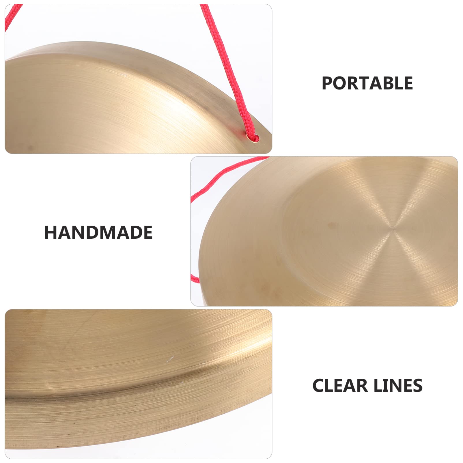 Amazon | EXCEART チャイニーズゴング 22Cm パーカッション楽器